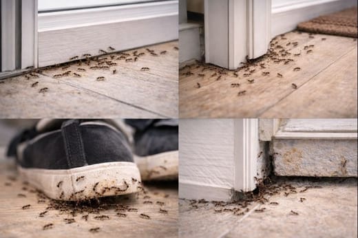 откъде влизат мравките